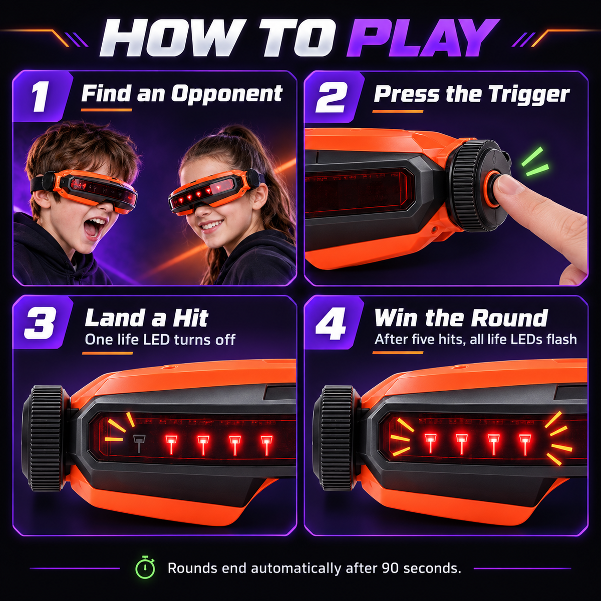 How to play the Ovanix motion battle visor game